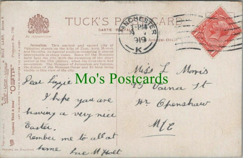 Family History Postcard - Morris -95 Varna Street,Nr Openshaw,Manchester RF8290