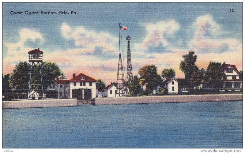 ERIE , Pennsylvania , 1937 ; Coast Guard Station