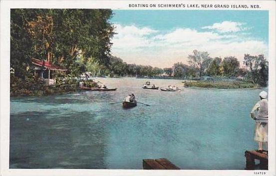 Nebraska Boys Town Grand Island Boating On Schimmers Lake