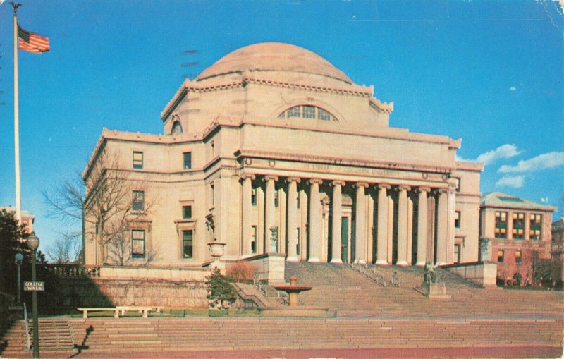 Postcard Library Columbia University New York