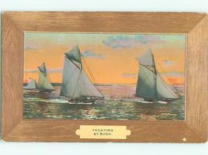 Divided-Back BOAT SCENE Great Nautical Postcard AB0370