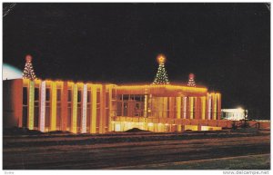 Hotel De Ville, Periode Des Fetes, Chibougamau, Quebec, Canada, PU-1988