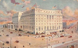 MIDLAND ADELPHI HOTEL LIVERPOOL ENGLAND UK POSTCARD 1936