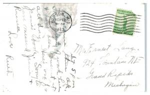 1943 RPPC Interstate Bridge over St. Croix River, Hudson, WI Real Photo Postcard