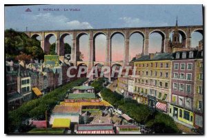 Old Postcard Morlaix Viaduct