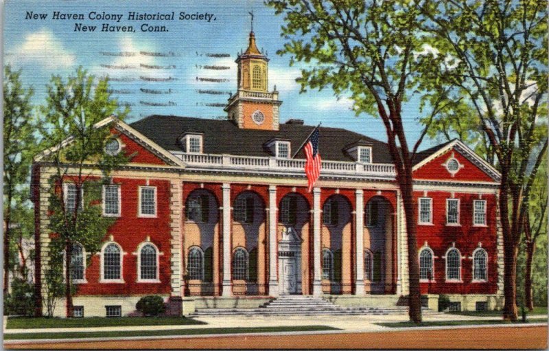 Connecticut New Haven Colony Historical Society 1948 Curteich