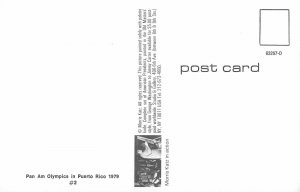 Puerto Rico Pan Am Olympics 1979 Soccer Sports Vintage Postcard JE229968