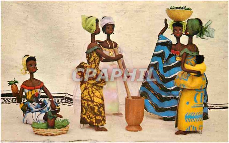 Modern Postcard Senegal Dolls