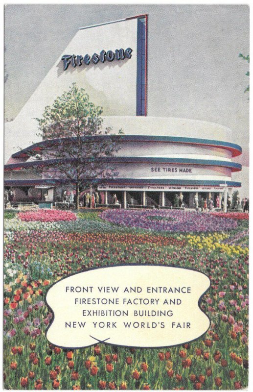 PC Firestone Factory Exposition Building & Farm New York World’s Fair~105279