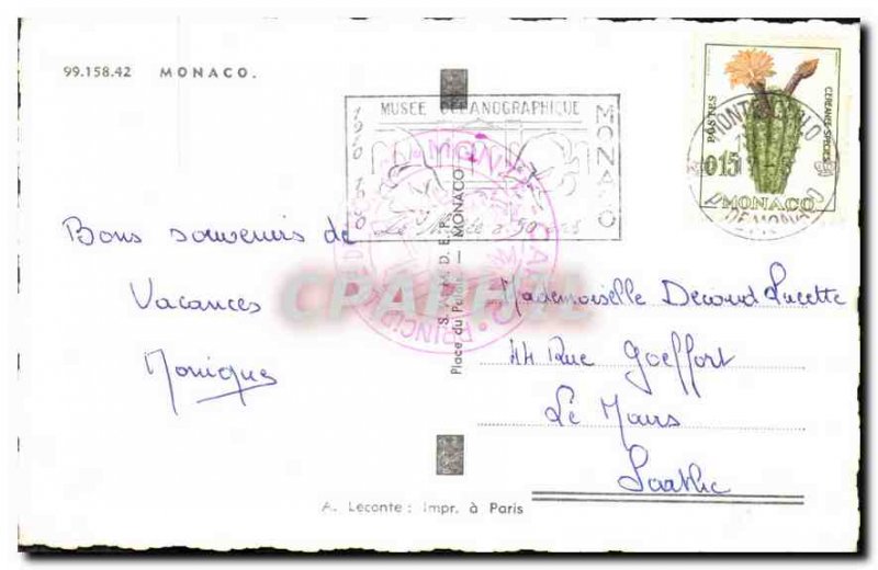 Old Postcard Monaco