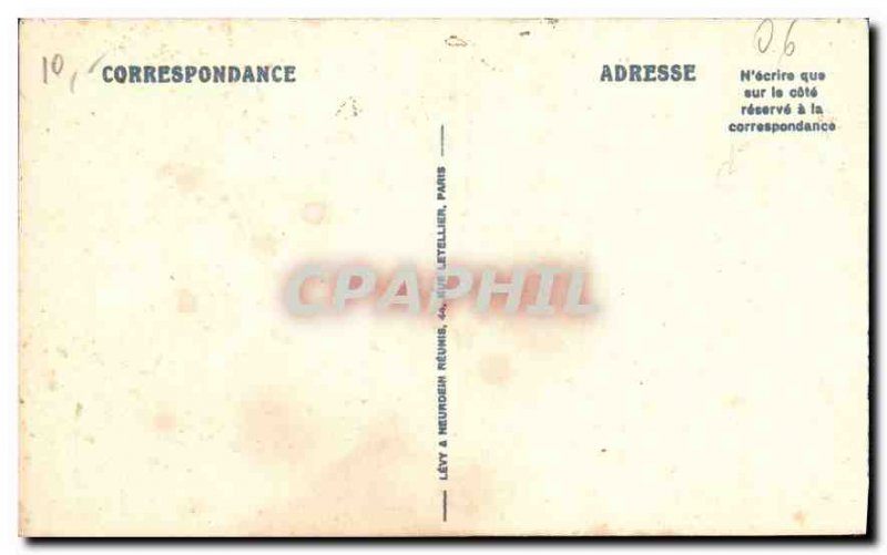 Postcard Old Cap Martin overlooking Menton