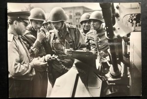 Mint DDR East Germany RPPC Real Picture Postcard Soldier Of The Soviet Army 