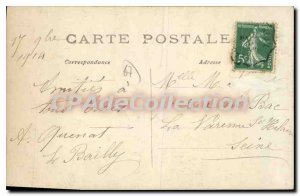 Old Postcard For France