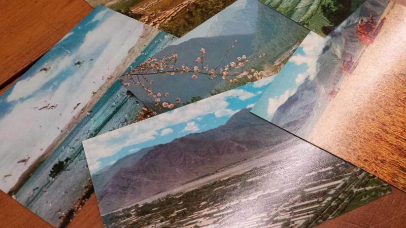 Group Of 6 Scenic Tibet China Nature Multiview Foldout Antique Postcards K16544 