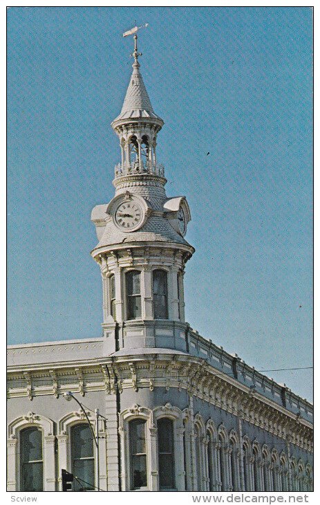 RED BLUFF, California, 1940-1960's; The Cone & Kimball Clock Tower