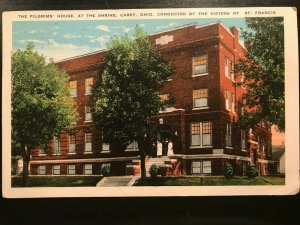 Vintage Postcard 1944 Pilgrims' House Shrine Sister of St. Francis Carey Ohio OH