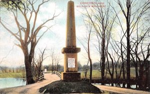 Soldier's Monument in Concord, Massachusetts