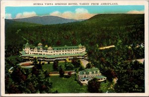 USA Buena Vista Springs Hotel Washington Township Pennsylvania Postcard C034