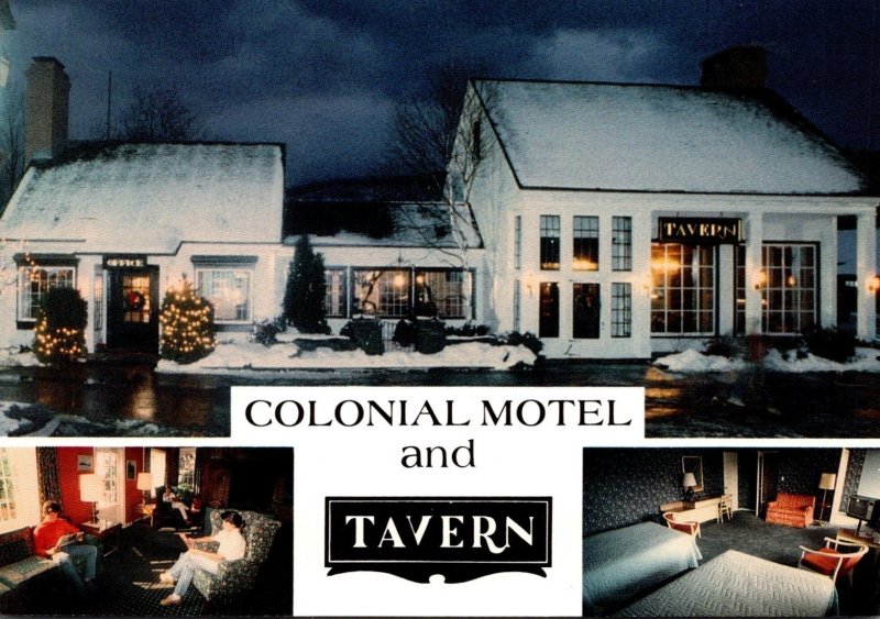 Vermont Brattleboro Colonial Motel & Tavern Putney Road