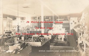 NH, Peterborough, New Hampshire, RPPC, Goodnow & Derby Store Interior, Putnam