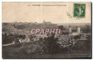 Old Postcard Fourges General View from the Rock Cup