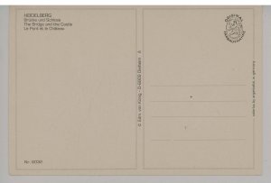 Germany - Heidelberg. The Bridge & the Castle  (continental size)