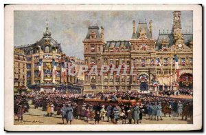 Old Postcard Paris Citation I & # 39Ordre I & # 39Armee of July 28, 1919 City...