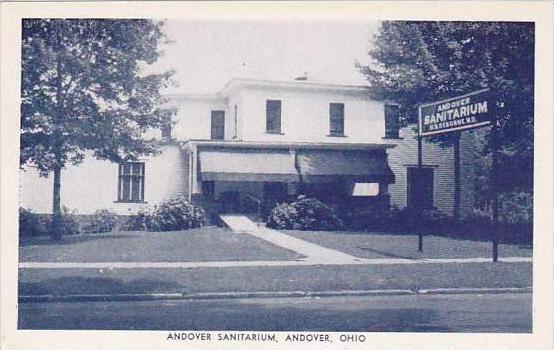 Ohio Andover Andover Sanitarium