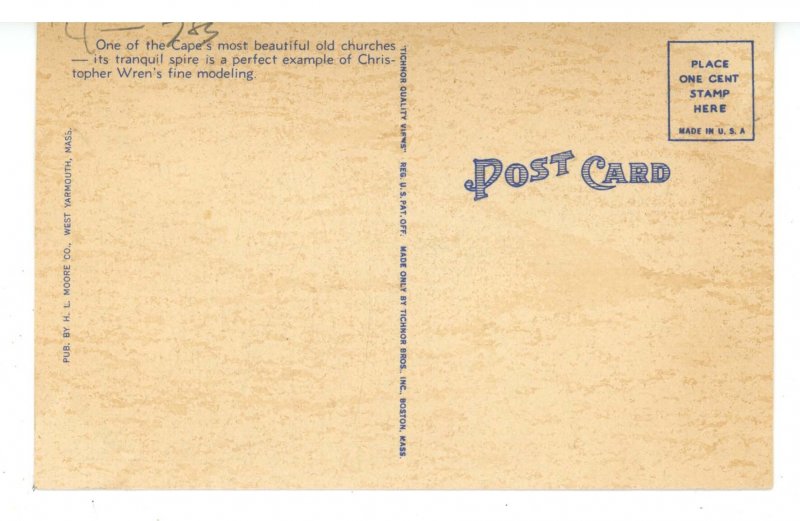 MA - Cape Cod, Sandwich. Congregational Church