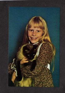 President Jimmy Carter Daughter Amy Siamese Cat Ying Yank Political Postcard