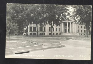 RPPC HASTINGS NEBRASKA MARY LANNING HOSPITAL VINTAGE REAL PHOTO POSTCARD