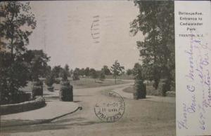 Trenton NJ Park c1910 Postcard