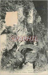 Old Postcard Gorges Areuse Leap Brot