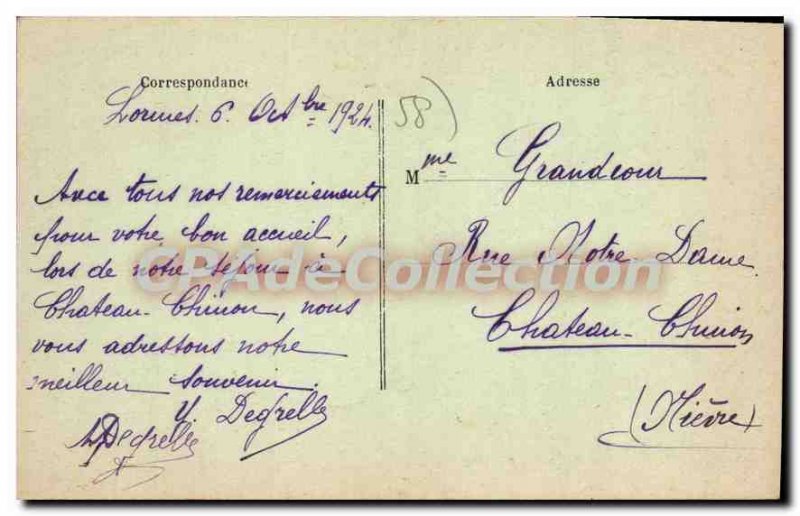 Postcard From Old Lormes Choir I'Eglise