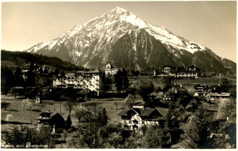 Switzerland - Spiez am Hinnersee  *RPPC