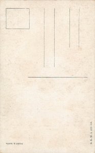 Fine art vintage postcard Rembrandt's mother