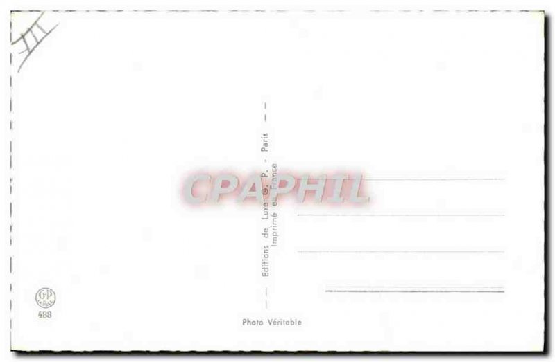 Postcard Old erotic Nude Woman