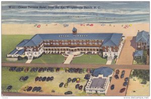 Ocean Terrace Hotel , from the Air, Wrightsville Beach, North Carolina, PU-1942