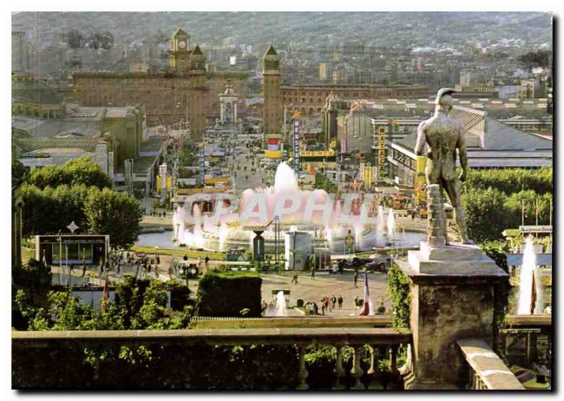 Postcard Modern Barcelona