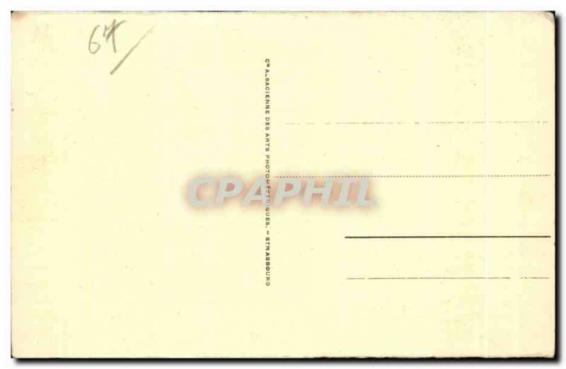 Old Postcard The Orangery Gänseliesel Strasbourg Alsace Alsace Folklore Costume