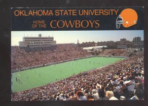 STILLWATER OKLAHOMA STATE UNIVERSITY COWBOYS FOOTBALL STADIUM POSTCARD