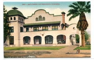 Elk's Temple San Bernardino California 1910c postcard