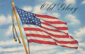 Old Glory United States 48 Star Flag - Linen