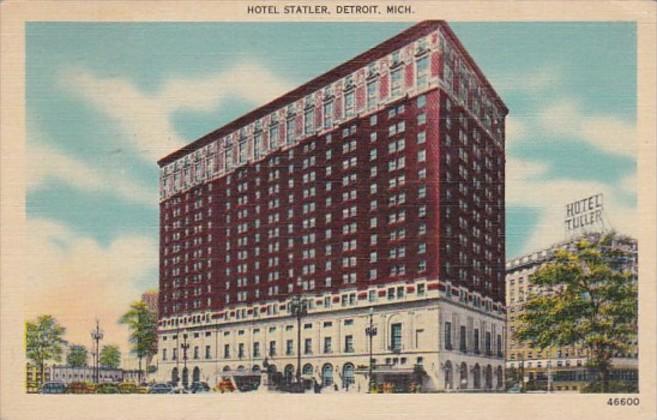 Michigan Detroit Hotel Statler 1944