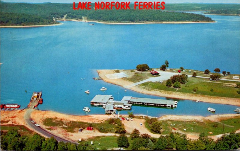 Arkansas Ozarks Lake Norfolk Ferries 1970