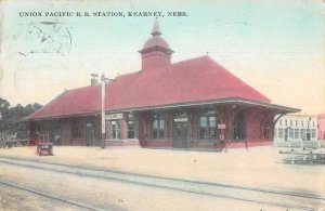 Kearney Nebraska Union Pacific Depot Train Station Vintage Postcard AA29829