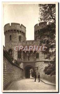 Great Britain Great Britain Old Postcard Windsor castle gate Norma