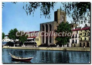 Postcard Modern Agde La Cathedrale