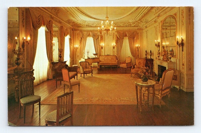 Louis XVI Dining Room Kansas City Museum Of History MO UNP Chrome Postcard B15