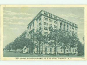 Unused Linen HAY ADAMS HOTEL Washington DC hr7464@